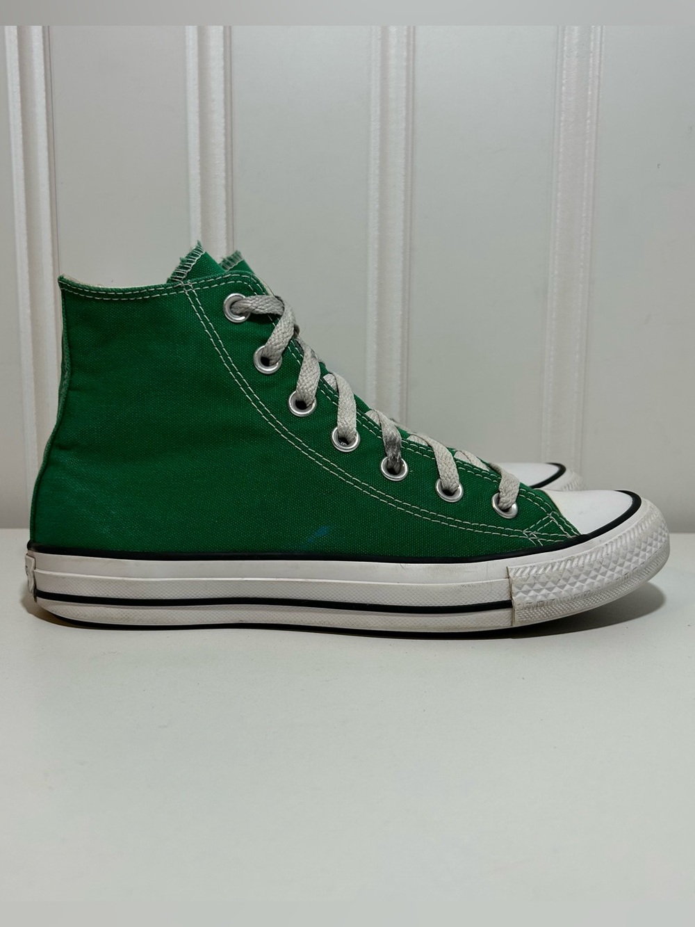 Converse ctas hi green all star women’s 7.5